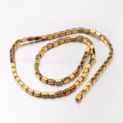Electroplate Non-magnetic Synthetic Hematite Bead Strands&nbsp;G-F300-40B-03