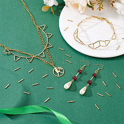 100Pcs Brass Beads&nbsp;KK-UN0005-19