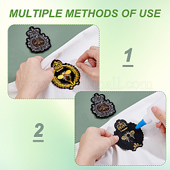 6Pcs 3 Styles Computerized Embroidery Cloth Sew on Patches&nbsp;PATC-GA0001-99