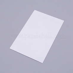 アルミヒートプレス熱転写クラフト  長方形  ホワイト  150x100x0.6mm&nbsp;AJEW-WH0126-88A