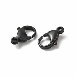 Spray Painted 304 Stainless Steel Lobster Claw Clasps&nbsp;STAS-R120-01F-02