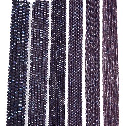 Electroplate Opaque Solid Color Glass Beads Strands&nbsp;LS-EGLA-A044-P3mm-L11