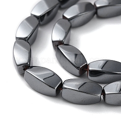 Non-Magnetic Synthetic Hematite Beads Strands&nbsp;IM601-6x12