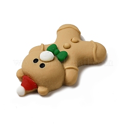Christmas Theme Opaque Resin Cabochons&nbsp;RESI-C023-01H