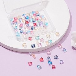100Pcs 10 Colors Electroplate Glass Beads&nbsp;EGLA-YW0001-31