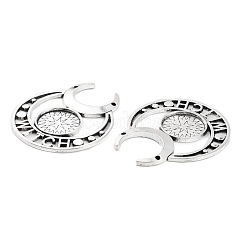 Retro Alloy Pendant Cabochon Settings&nbsp;FIND-C032-01AS