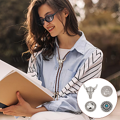 Alloy Bolo Tie Slide Clasps&nbsp;DIY-PH0022-64
