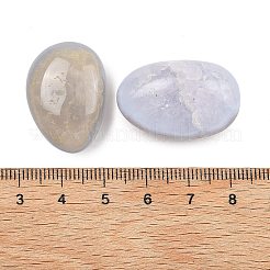 天然ブルーレースアゲートのビーズ  転がった石  穴なし/ドリルなし  ナゲット  15~40.5x11~20x7~19mm&nbsp;G-G348-01A-27
