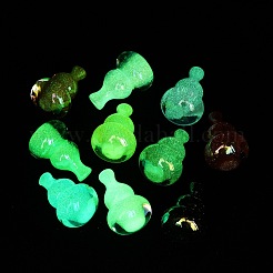 Electroplate & Luminous Opaque Resin Beads&nbsp;RESI-P046-13A-M