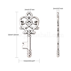 Tibetan Style Alloy Pendants&nbsp;X-LF11137Y-NF