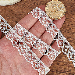 1 Roll Polyester Flower Lace Ribbon&nbsp;OCOR-CY0002-90