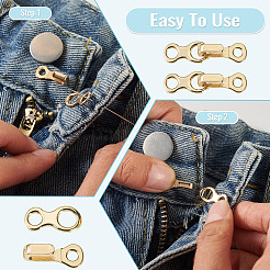 Alloy Adjustable Jean Hook and Eye Hook&nbsp;FIND-TAC0017-84LG
