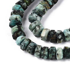 Natural African Turquoise(Jasper) Beads Strands&nbsp;G-N357-14A-06