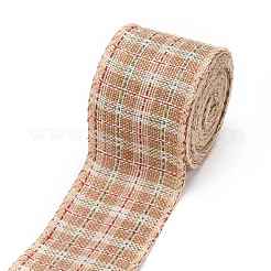 Polyester Imitation Linen Ribbon&nbsp;OCOR-G007-02B