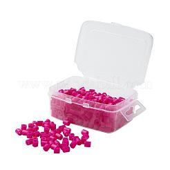 子供用1箱5mmハマビーズpediyヒューズビーズリフィル  チューブ  カメリア  5x5mm  穴：3mm  約500個/箱&nbsp;DIY-X0047-A52-B