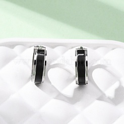 304 Stainless Steel Hoop Earrings&nbsp;EJEW-D331-19A-PB