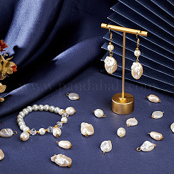 100Pcs 5 Style ABS Plastic Imitation Pearl Beads Pendant&nbsp;KY-AR0001-12