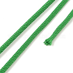 ナイロン編みコード  ブレスレットやジュエリー作りのためのミランコード織り糸  グリーン  3mm  約21.87ヤード（20m）/ロール&nbsp;NWIR-P018-21