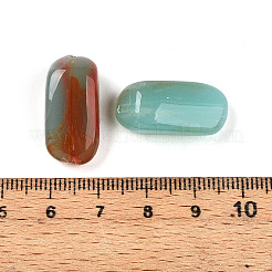 透明なアクリルビーズ  長方形  ツートン  ミディアムターコイズ  23~23.5x11x9.2mm  穴：1.6mm  約287個/500g&nbsp;TACR-T028-36A