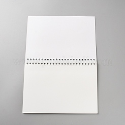 ステッカー収集ルーズリーフA5スパイラル綴じノート  アカウントリリースペーパーを手渡し  菱形  155x210x4.6mm&nbsp;AJEW-WH20019-17G