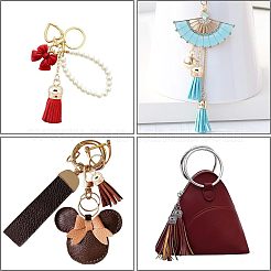 15 Sets 3 Colors Alloy Cord Ends with Cable Chains&nbsp;FIND-CA0003-57