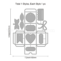 Carbon Steel Cutting Dies Stencils&nbsp;DIY-WH0309-993