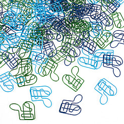 ペット用プラスチックペーパークリップ 90色 3個  音符  ミックスカラー  27.5x32.5x2.5mm  30個/カラー&nbsp;AJEW-TA0003-06
