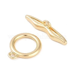 Brass Toggle Clasps&nbsp;KK-K391-04G