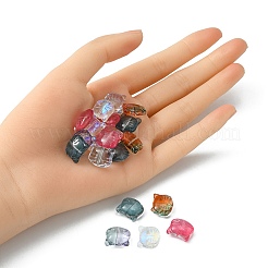 50Pcs 5 Colors Transparent Glass Beads&nbsp;GLAA-YW0001-86