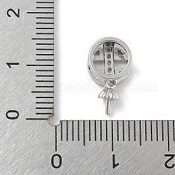 Rack Plating Brass Pendant Bails&nbsp;KK-G515-45P