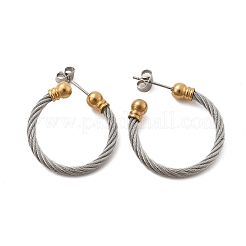 304 Stainless Steel Stud Earrings&nbsp;EJEW-F354-05P-01