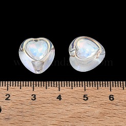 Baking Painted Acrylic & Rhinestone Beads&nbsp;RB-CBA19D7-02B
