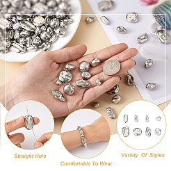160Pcs 8 Style CCB Plastic Beads&nbsp;CCB-CD0001-01