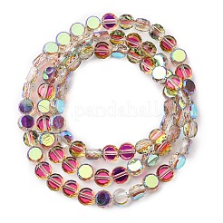 Electroplate Glass Beads Strands&nbsp;EGLA-C010-01A-HP04
