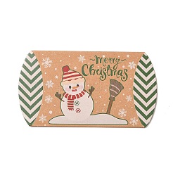 Christmas Theme Cardboard Candy Pillow Boxes&nbsp;CON-G017-02E