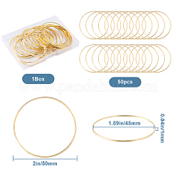 50Pcs Brass Linking Rings&nbsp;KK-SP0002-12B