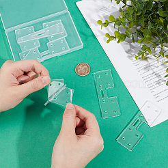 24Pcs Acrylic Badge Holder&nbsp;OACR-FG0001-28