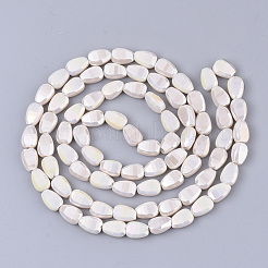 Electroplate Opaque Solid Color Glass Beads Strands&nbsp;EGLA-T020-02F