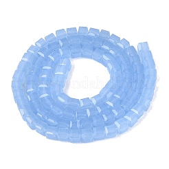 Imitation Jade Glass Beads Strands&nbsp;GLAA-R041-8x8mm-B06