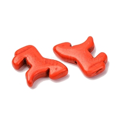 Synthetic Turquoise Dyed Horse Beads&nbsp;G-B015-06