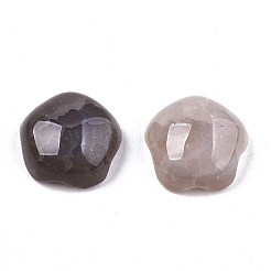 天然クラックルグレーアゲートカボション  スター  12x12x5.5mm&nbsp;G-T131-50