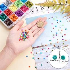 Baking Paint K9 Glass Seed Beads&nbsp;SEED-PH0012-27-4mm