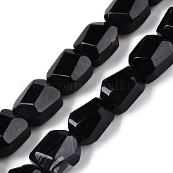 Natural Black Agate(Dyed & Heated) Beads Strands&nbsp;G-N342-148C