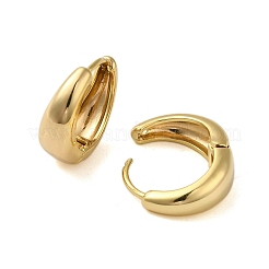 Ring Chunky Brass Hoop Earrings for Women&nbsp;KK-B089-40G