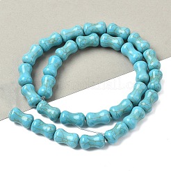Dyed Synthetic Turquoise Beads Strands&nbsp;G-B147-A02