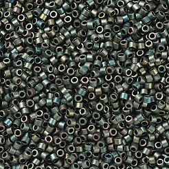 MIYUKIデリカビーズ  シリンダー  日本製シードビーズ  11/0  （db0324)マットメタリックパティナアイリス  1.3x1.6mm  穴：0.8mm  約2000PCS /ボトル  10 G /ボトル&nbsp;SEED-JP0008-DB0324