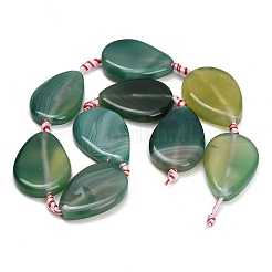 Natural Banded Agate/Striped Agate Beads Strands&nbsp;GG-CBA367E-01A