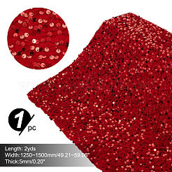 Stretch Sequin Polyester Fabric&nbsp;DIY-WH0502-50B