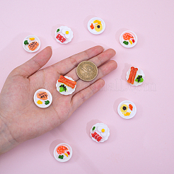 30Pcs 5 Style Resin Decoden Cabochons&nbsp;RESI-CJ0001-163
