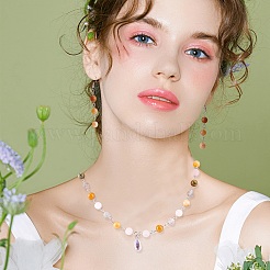 Natural Topaz Jade Bead Strands&nbsp;G-AR0001-35